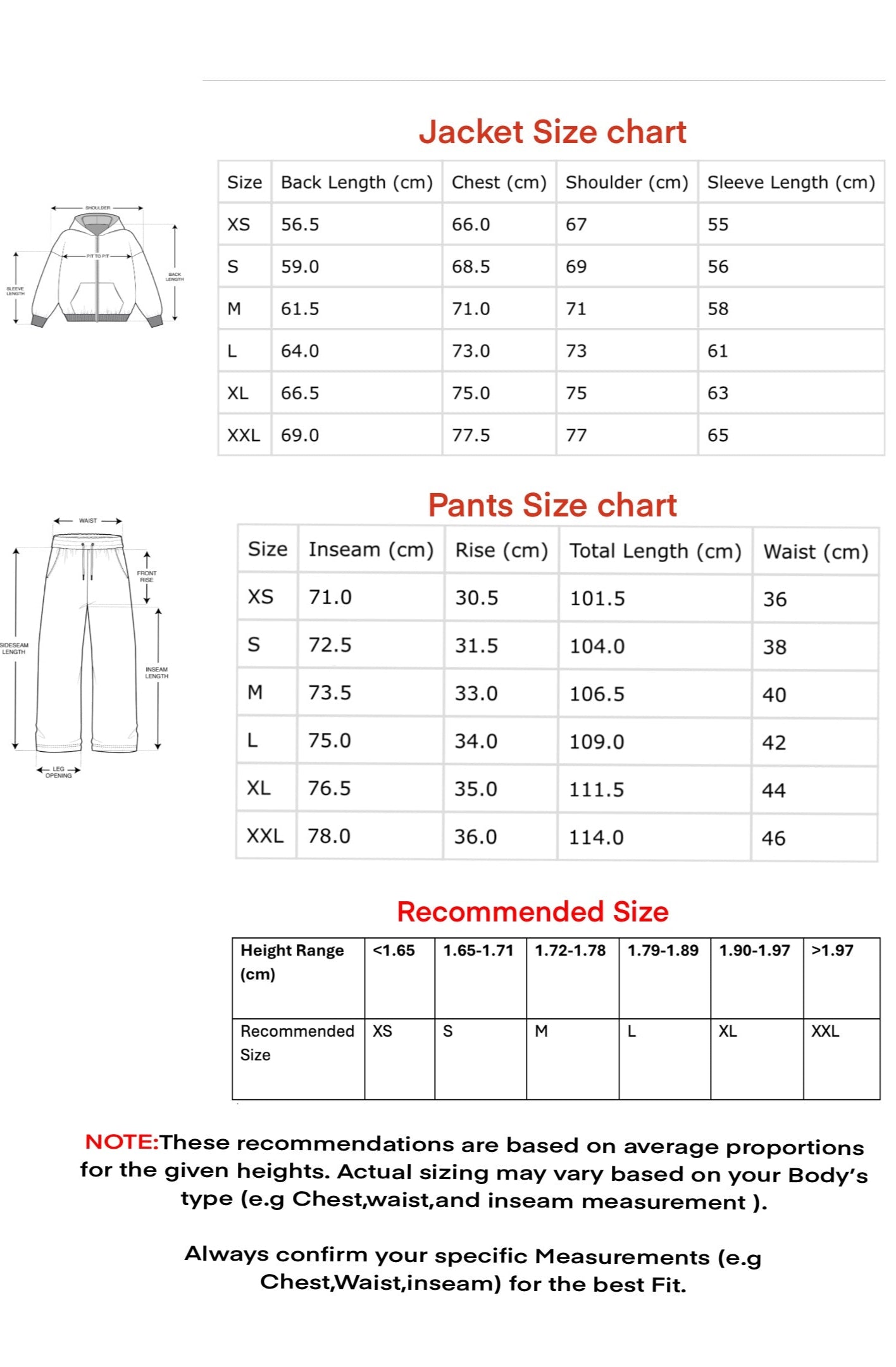 Tracksuit Set (Jacket & Pant)